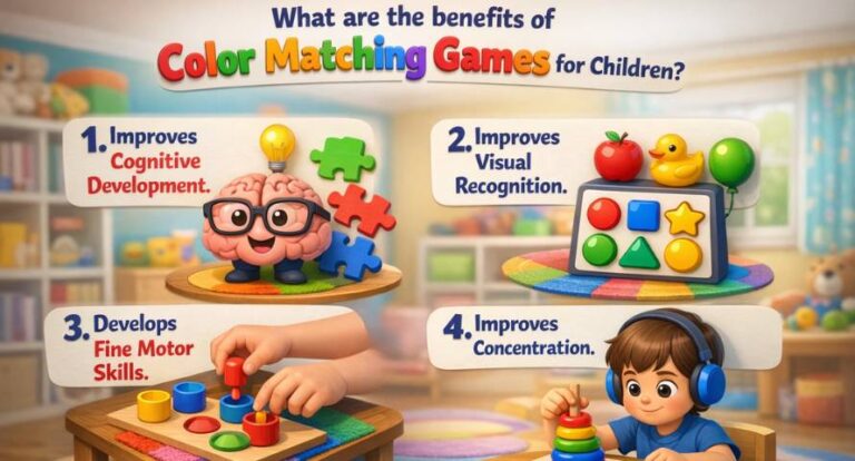 Color Mathc Game Color Matching Games for Kids - Smart Thinker Toys